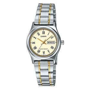 CASIO 카시오 LTP-V006SG-9B 아날로그 메탈 여성 손목시계