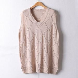 빅사이즈브이넥다이아썸머조끼 EBI482M306큰옷