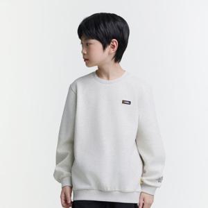 [내셔널지오그래픽키즈]K255USW920 스몰로고 맨투맨 OATMEAL