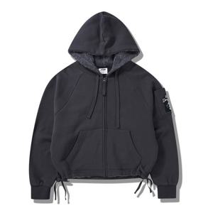 여성용 후드뽀글이 스트링집업 (JQ1TZF071)