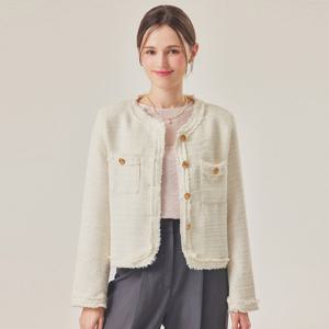 [포커스]플린지포켓트위드자켓 PBBF5S1JK1011