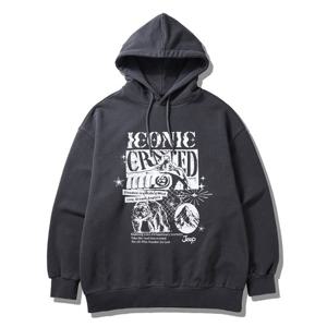 남여공용 빅프린트 워싱 후드티셔츠 (JQ1THU012)