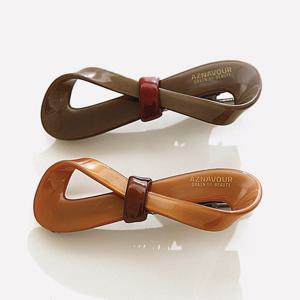 제이로렌 셀룰로오스 리본 포인트 집게핀 H01334