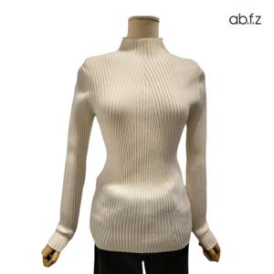 [에이비에프지]골지 반폴라 긴팔 니트 APZ1HW31A