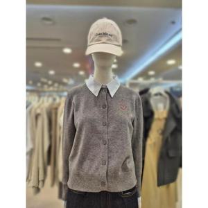 부루앤쥬디 세이브존03 부루앤쥬디 하트 플셔츠 배색 가디건 AGBBRCCD001CA