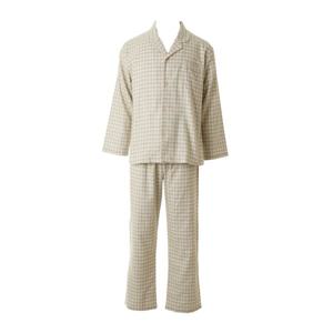 (비너스)고급 선염 체크 순면 잠옷세트-VPA4501M
