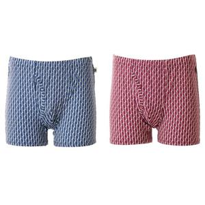 흡습쾌적 폴리스판 지그재그나염 남성 프리핏 롱 드로즈팬티 WMP2420F