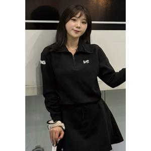 [르꼬끄골프] 여성 트윌 조직 라운드 티셔츠 (GQ122LRL12)