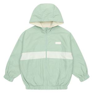 [소이]여아 리버시블 절개 배색 후드 점퍼 23S0153_GN