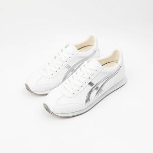 [신난다슈] 여성 스니커즈 4cm 키높이 운동화 단화 소가죽 발편한 쿠션 AG259031 화이트