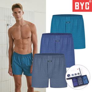 BYC 남성 팬티 베이직 순면 60수 트렁크 3매