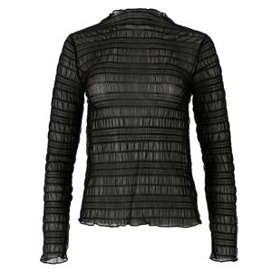 [에이비에프지]반폴라 패턴 그물망 긴팔 티셔츠 APZ5HK37G