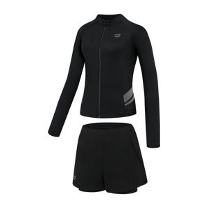 아레나]에센스 레귤러핏 래쉬가드 3pcS세트A5BL1PS06BLK_MN