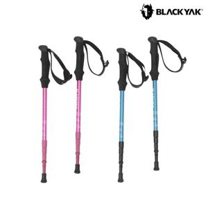 블랙야크 듀랄루민 워킹 등산스틱 지팡이 접이식 4단SET스틱C120B 2BYSTXU904