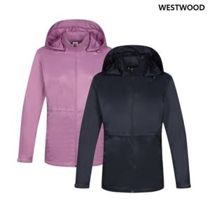 [웨스트우드] 여성 솔리드 중힙 방풍 자켓_WP1WTJW234