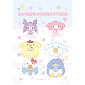 직소퍼즐 산리오 캐릭터즈 폭신폭신 108피스 미니조각 SAN-C108-104