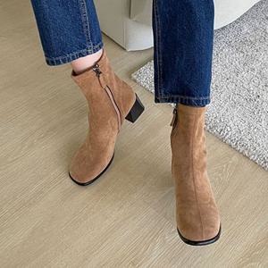 홀릭 HSM028 여성 롱부츠 발편한 워커 스웨이드 부츠