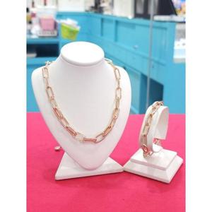 로뎀 세이브존05 Elegance 레이어드 체인 목걸이 팔지 세트1 RDB24030113