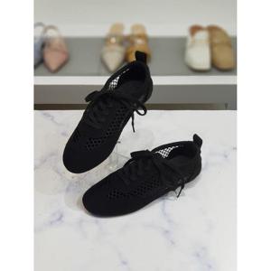 한슈 세이브존03 오레오 블랙 메쉬 스니커즈 단화 1cm AGHS573123tmA