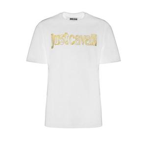 저스트까발리 반팔 티셔츠 76OAHG15 CJ318003 White