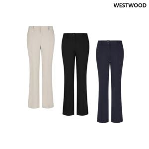[웨스트우드] 여성 하프밴드 부츠컷 팬츠_WP1WCPL508