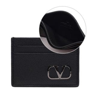 [발렌티노] 23FW 남성 메탈 V 로고 카드지갑 (3Y2P0U45 YGP 0NO 23F)