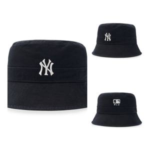 MLB 공용 베이직 원포인트 워싱 버킷햇 뉴욕 양키스 (3AHTB035N-50BKS)