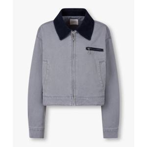 톰보이  9105113101 카라배색 크롭 점퍼