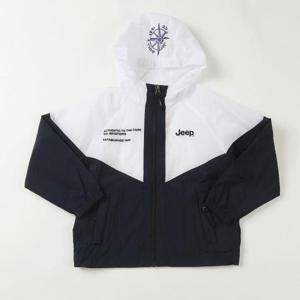 [지프키즈] 컬러배색후드 바람막이 점퍼 네이비 KO2JPU237