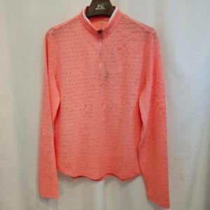 콜핑 HC03 여성 스트라이프 시원한원단 기본 집업티셔츠(코랄) KVT0842W