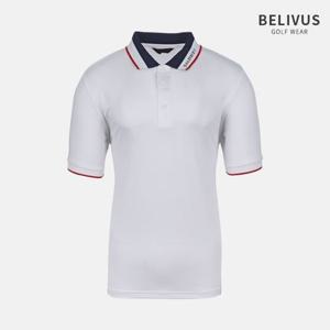빌리버스 남자 골프웨어 배색 카라 반팔 티셔츠 BRM016