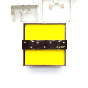 로뎀 세이브존05 프랑스 스와로브스키 스퀘어 자동핀(초코)1 RD23010145