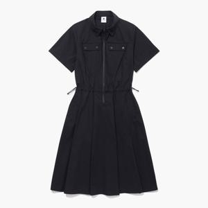 [르꼬끄골프] 여성 지퍼형 플리츠 카라 원피스 (GQ122LOP32)