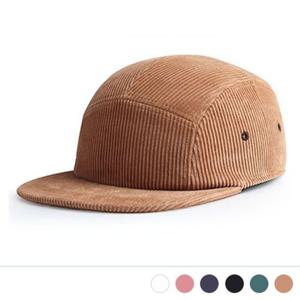 펀칭 코듀로이 캠프캡 모자