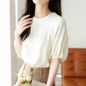 F007283_노카라 라운드 루즈핏 블라우스 정장