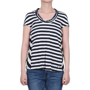 [몽클레르] [시즌특가] 스트라이프 코튼 반팔티 (8092300 82840 785)