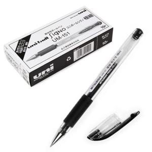 미쯔비시 유니볼 UM-151 볼펜 (0.38mm) (10개입) 1박스 (블랙)