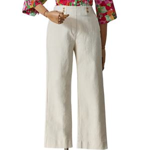 [포커스]단추 일자 면바지 FM5C3PT3118