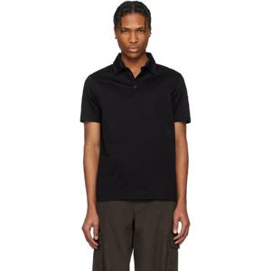 몽클레어 폴로셔츠 블랙 아르키비오 SS 폴로 셔츠 251111M212038