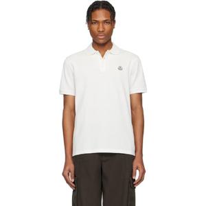 몽클레어 폴로셔츠 화이트 아치비오 SS 폴로 셔츠 251111M212036