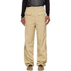 드리스반노튼 카고팬츠 베이지 트윌 카고 팬츠 251358M188020