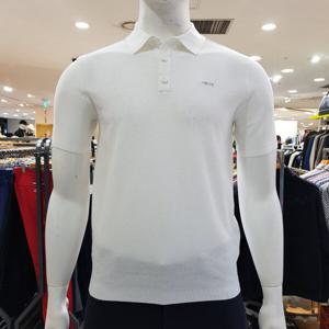 [루이까스텔]남성뮤트톤심플스테디여름카라반팔니트/7MESW402W_B