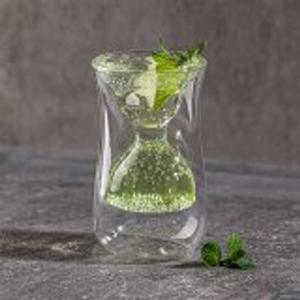 까사무띠 이중유리 샌드글라스 150ml 2P 세트