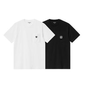 25SS 칼하트 WIP 포켓 하트 티셔츠 2COLOR I032128