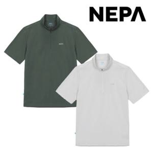 [네파] 남성 아이스테크쉘-V 하프 반팔 집업티셔츠 7K35433