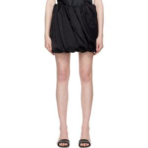 JW앤더슨 미니스커트 블랙 롤업 미니 스커트 251477F090004