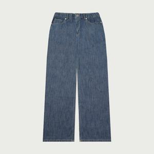 남성 히든밴딩 린넨라이크 원턱 데님팬츠_296(10520-055-407-10)