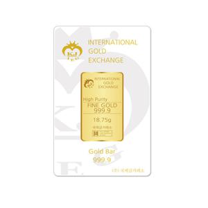 [국제금거래소] 고급 프레스형 골드바 18.75g