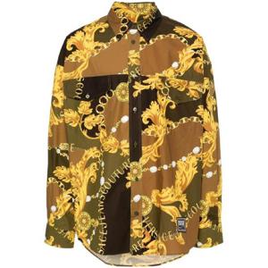 26 SS 베르사체진스꾸뛰르 체인 쿠틔르 프린트 셔츠 75GAL216NS277 TP432164521