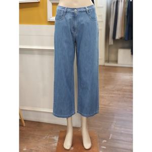 [BCBG]세미 와이드핏 여름 면 바지 B5B4P355